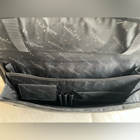 U.S. Luggage New York Laptop Organizer Briefcase - Picture 4 of 6